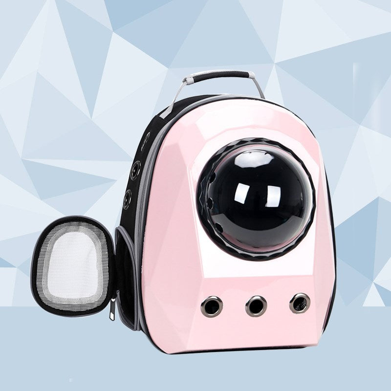 Cat Carrier Bag Breathable Pet Backpack Portable Travel Space Capsule