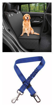 Dog Car Seat Cover Hammock with Mesh Window Safety Protector Mat