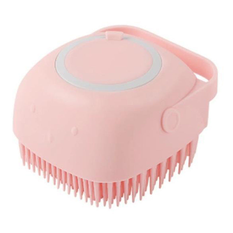 Silicone Dog Bath Massage Gloves Brush Pet Cat Bathroom