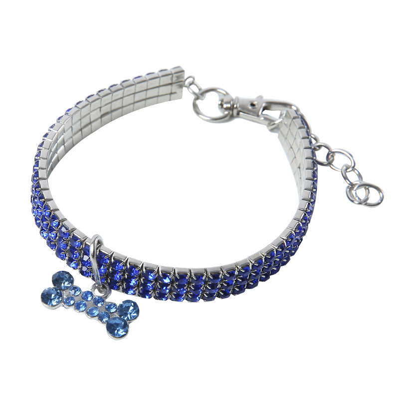 Bling Rhinestone Dog Collar Crystal Puppy Chihuahua Pet