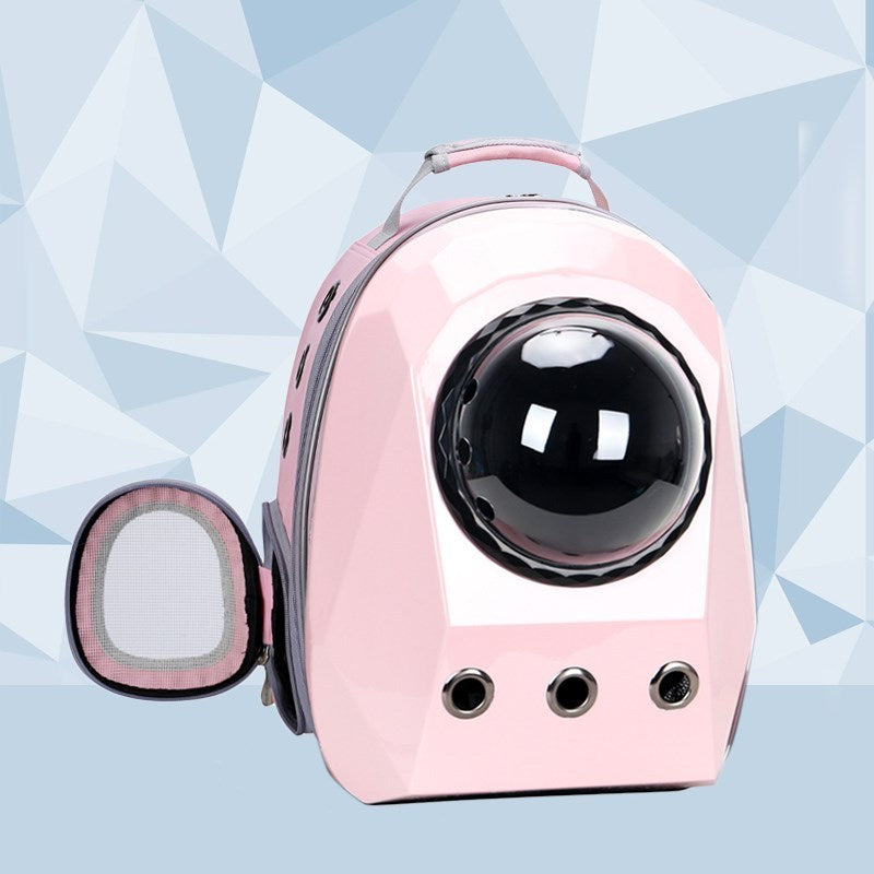 Cat Carrier Bag Breathable Pet Backpack Portable Travel Space Capsule