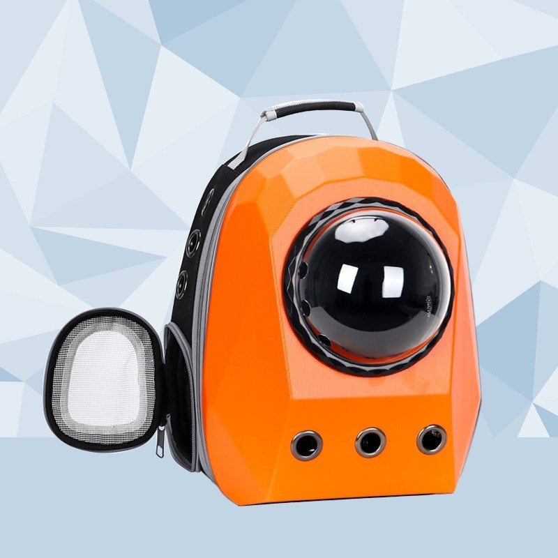 Cat Carrier Bag Breathable Pet Backpack Portable Travel Space Capsule