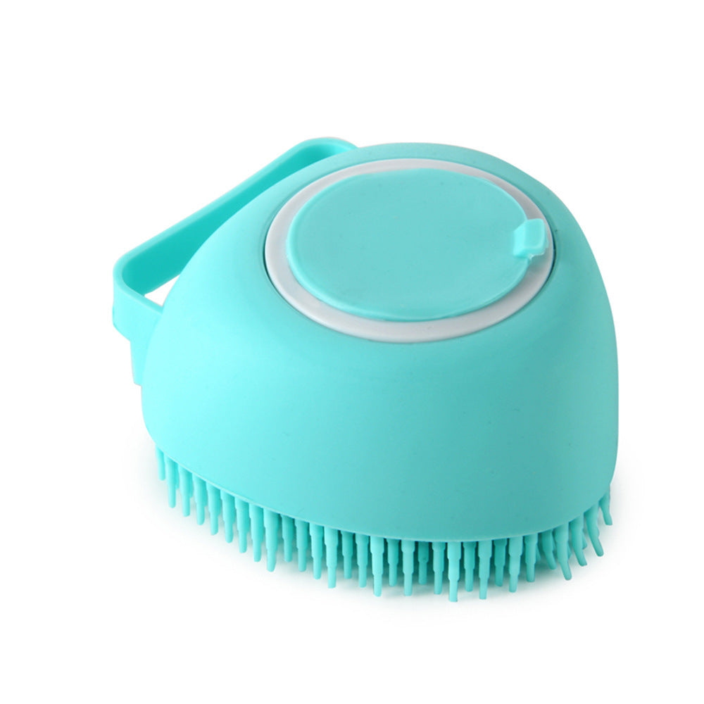 Silicone Dog Bath Massage Gloves Brush Pet Cat Bathroom