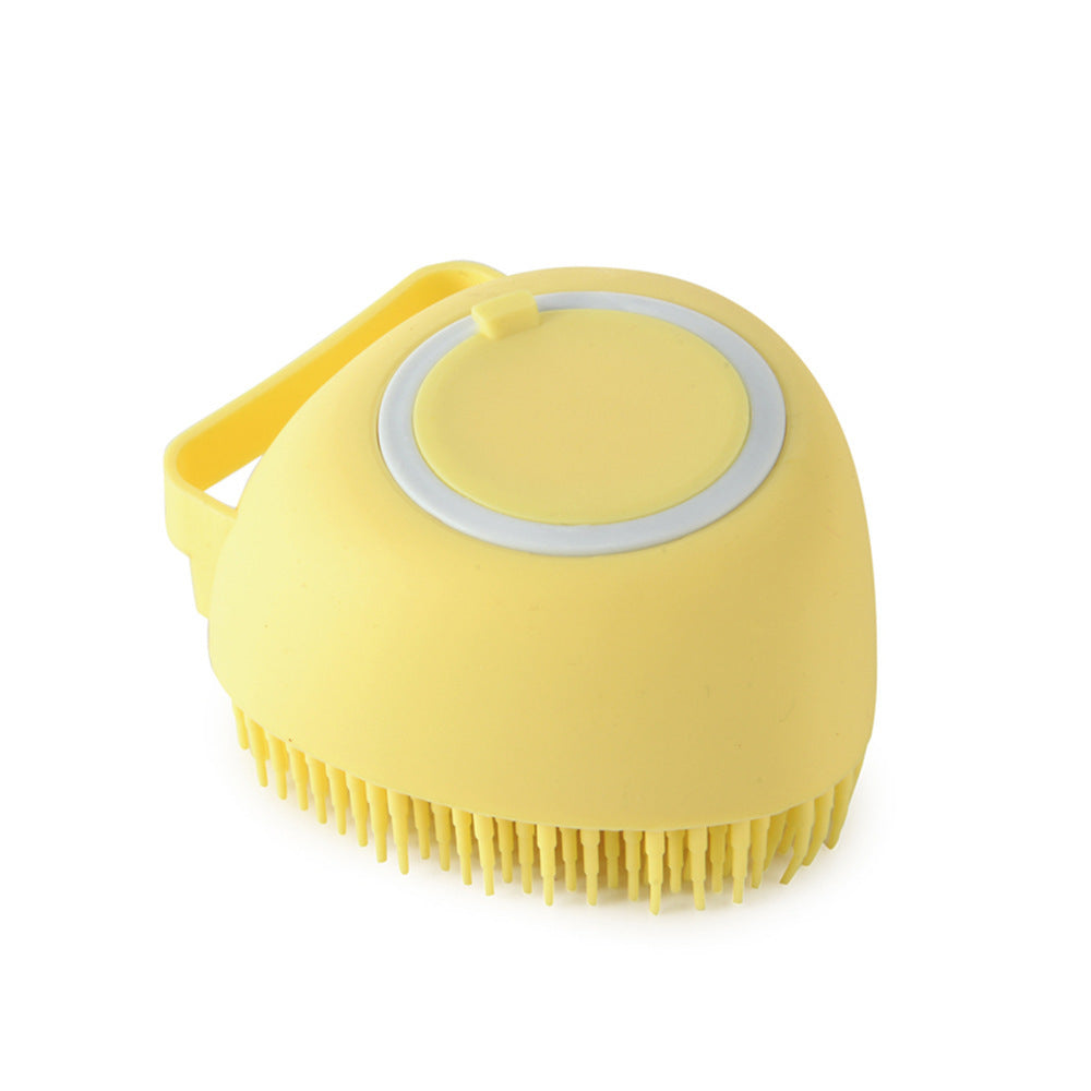 Silicone Dog Bath Massage Gloves Brush Pet Cat Bathroom