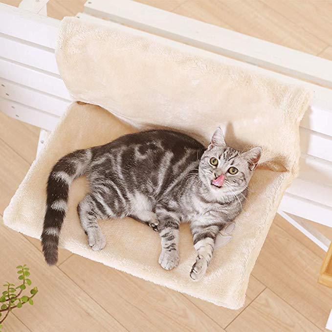 Cat Bed Hammock Cozy Hanging Pet Lounger for Comfortable Resting