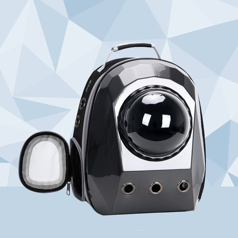 Cat Carrier Bag Breathable Pet Backpack Portable Travel Space Capsule