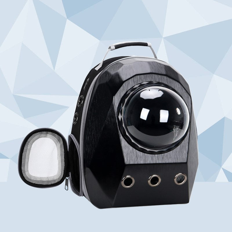 Cat Carrier Bag Breathable Pet Backpack Portable Travel Space Capsule