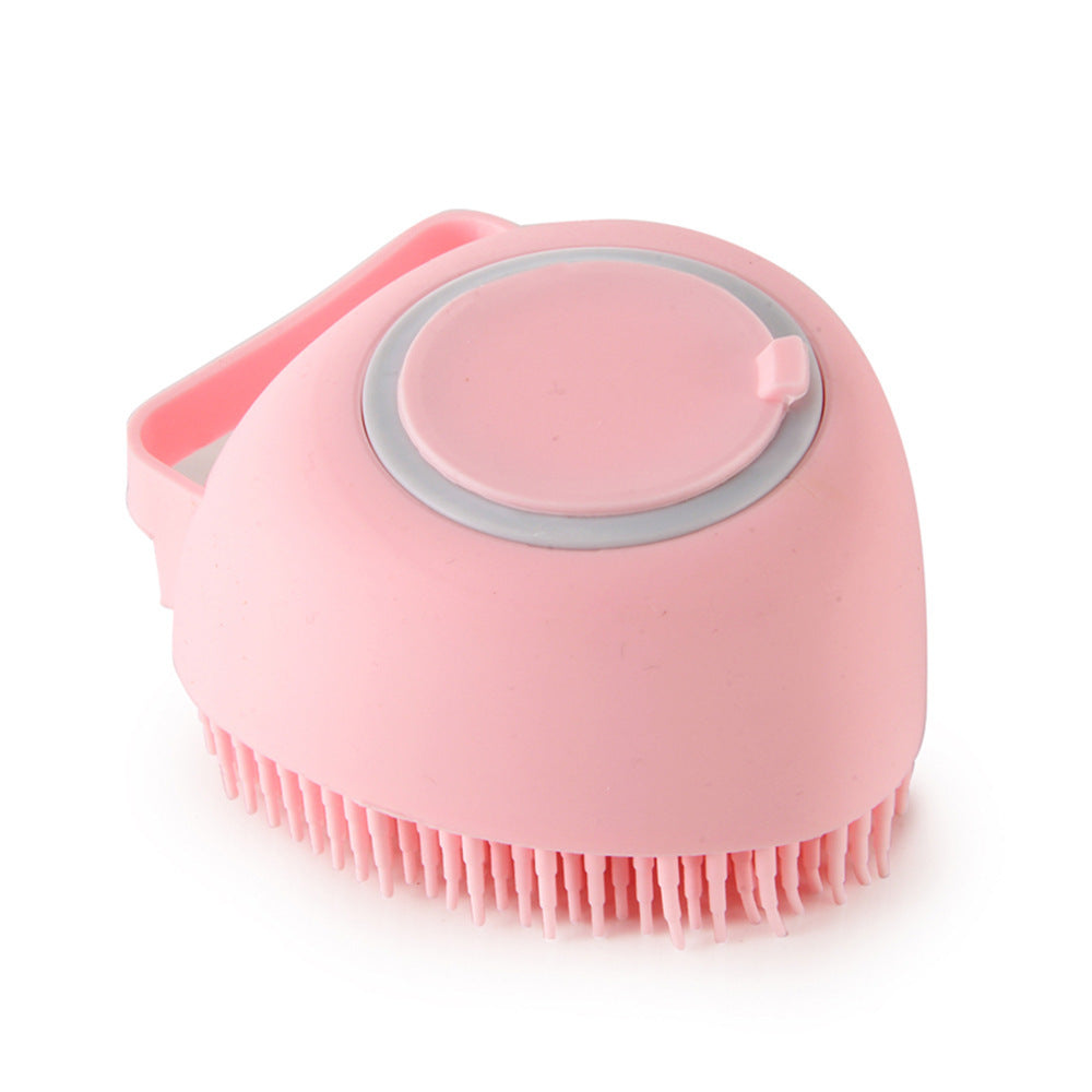 Silicone Dog Bath Massage Gloves Brush Pet Cat Bathroom