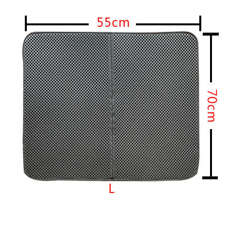 Double Layer Cat Litter Mat Trapping Pad for Clean Floors and Comfort
