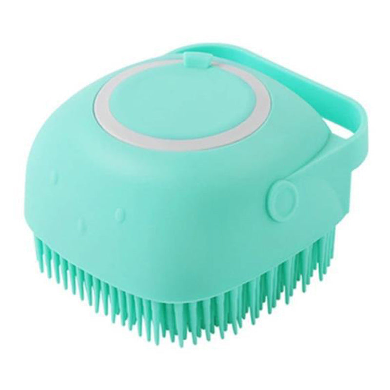 Silicone Dog Bath Massage Gloves Brush Pet Cat Bathroom