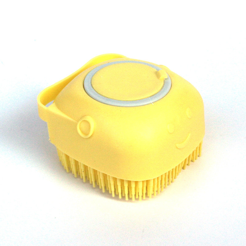 Silicone Dog Bath Massage Gloves Brush Pet Cat Bathroom