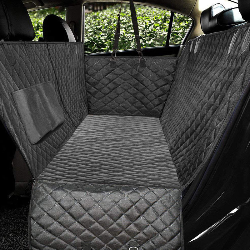 Dog Car Seat Cover Hammock with Mesh Window Safety Protector Mat