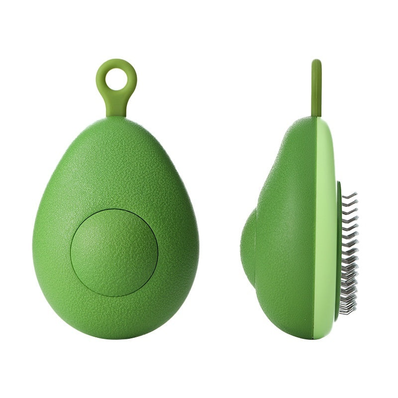 Cat Brush Hair Remover Cleaning Avocado Shaped Dog Grooming