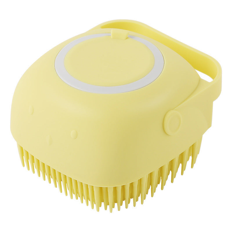 Silicone Dog Bath Massage Gloves Brush Pet Cat Bathroom