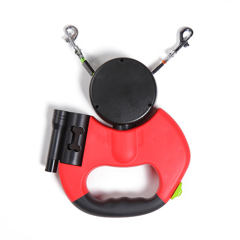 Retractable Dog Leash For Small Dogs Reflective Dual Leash