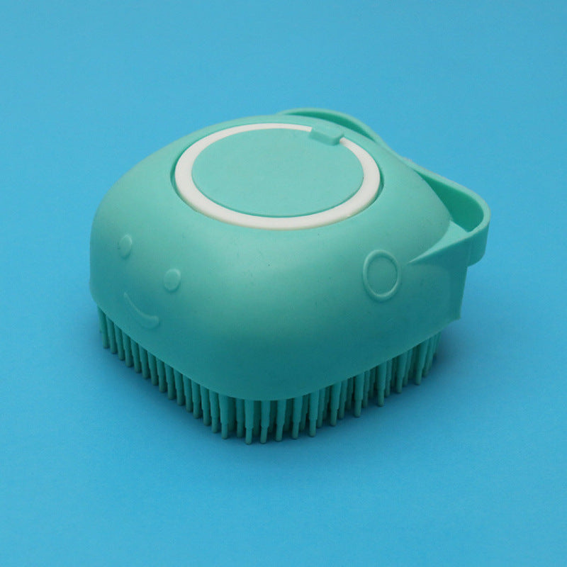 Silicone Dog Bath Massage Gloves Brush Pet Cat Bathroom