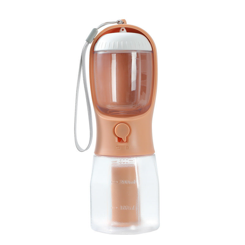 3-in-1 Dog Water Cup with Food Container and Portable Garbage Bag
