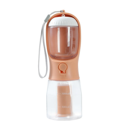 3-in-1 Dog Water Cup with Food Container and Portable Garbage Bag