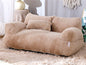 Luxury Cat Bed Sofa Plush Winter Nest for Small Dogs and Cats