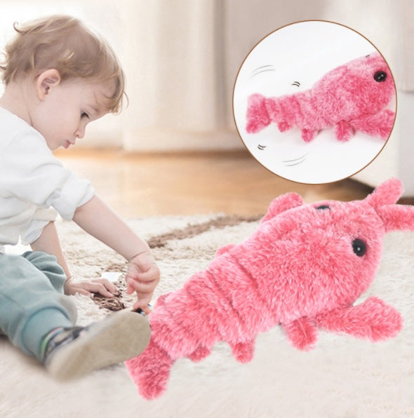 Pet Toys Electric Jumping Shrimp USB Charging Simulation