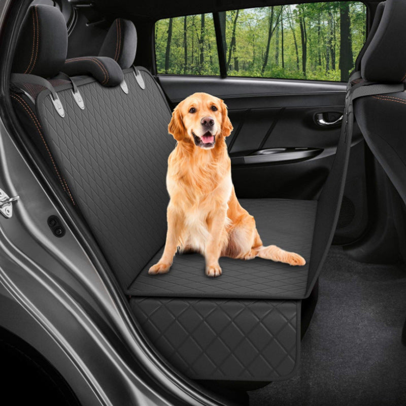 Dog Car Seat Cover Hammock with Mesh Window Safety Protector Mat