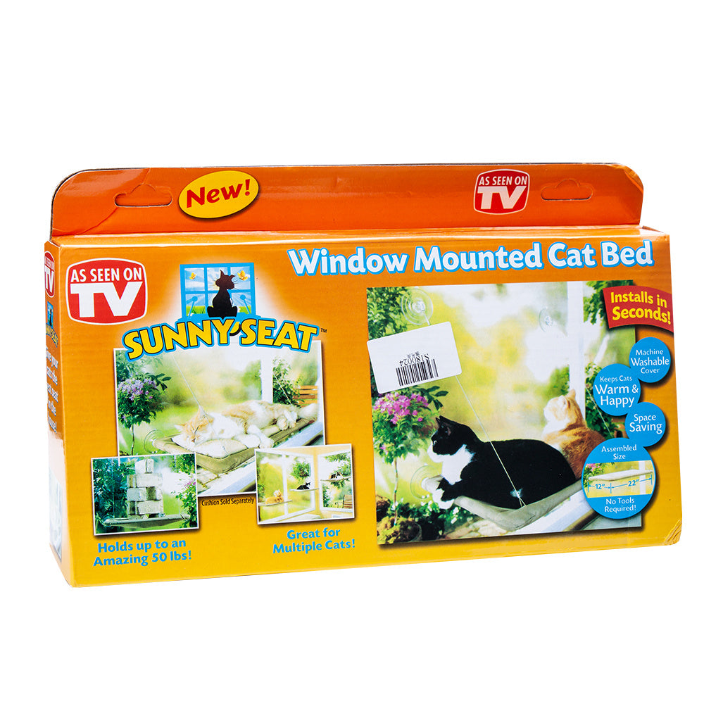 Pet Hanging Window Bed Hammock Cat Shelf Seat for Sunbathing Comfort