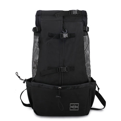 Pet Dog Carrier Bag Carrier For Dogs Backpack Out Double Shoulder