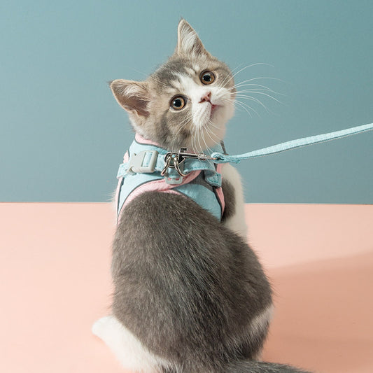 Cat Traction Rope Chest Strap To Prevent Breaking Free Pets