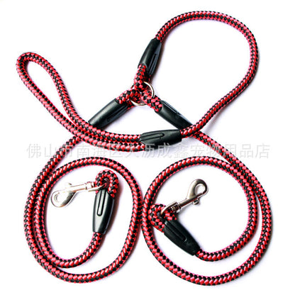 Double-Ended Traction Rope For Walking The Dog Hand-Double