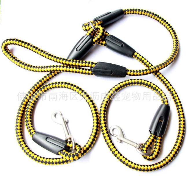 Double-Ended Traction Rope For Walking The Dog Hand-Double