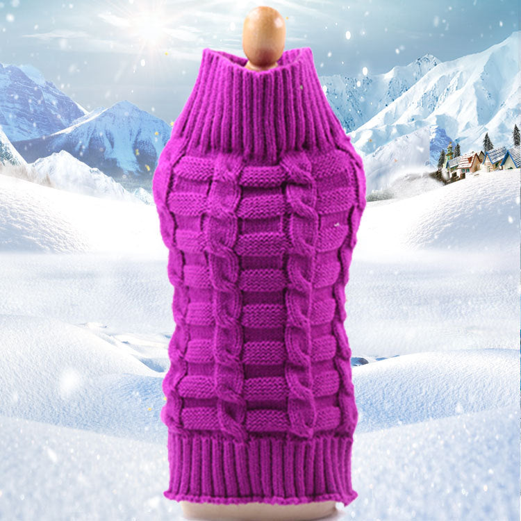 Cashmere Twisted Rope Pet Sweater Dog Clothes Pet Products
