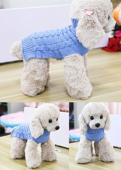 Cashmere Twisted Rope Pet Sweater Dog Clothes Pet Products