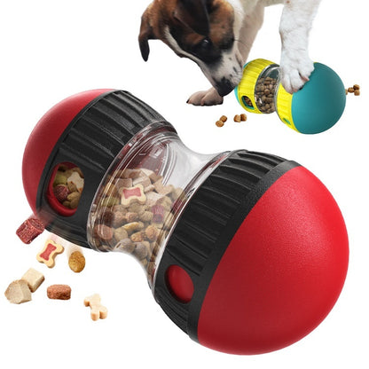 Food Dispensing Dog Toy Tumbler Puzzle Ball Interactive Slow Feeder