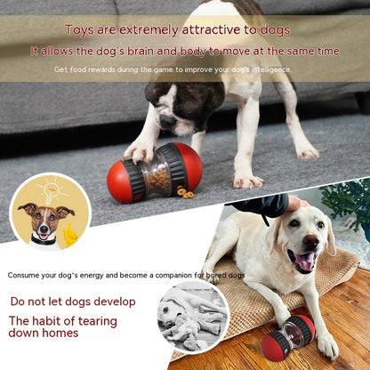 Food Dispensing Dog Toy Tumbler Puzzle Ball Interactive Slow Feeder