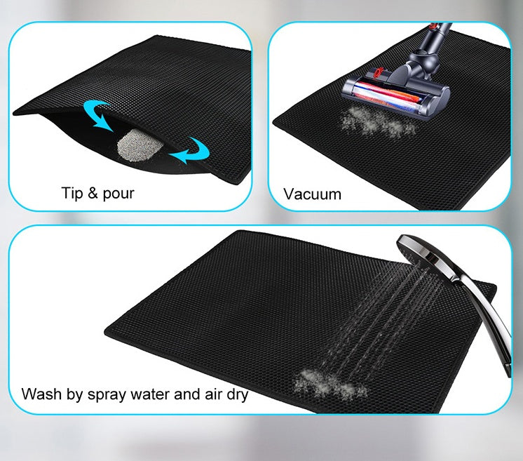 Cat Litter Honeycomb Pad Waterproof Urine-Proof Pet Mat Supplies