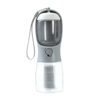 3-in-1 Dog Water Cup with Food Container and Portable Garbage Bag