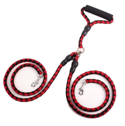 Double-Ended Traction Rope For Walking The Dog Hand-Double