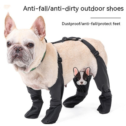 Waterproof Dog Shoes Adjustable Boots Pet Breathbale Shoes