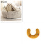 2 in 1 Dog and Cat Bed Round Plush Winter House Soft Warm Pet Bed