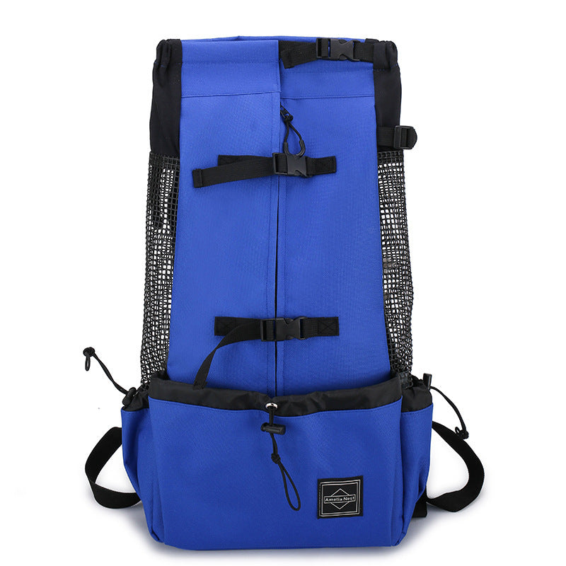 Pet Dog Carrier Bag Carrier For Dogs Backpack Out Double Shoulder