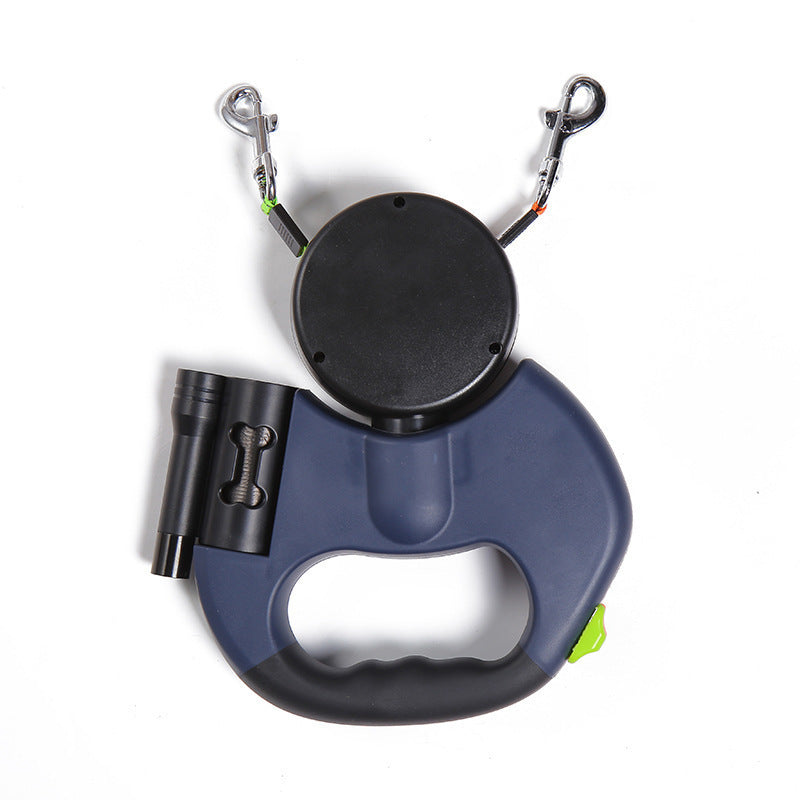 Retractable Dog Leash For Small Dogs Reflective Dual Leash
