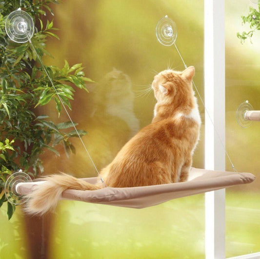 Pet Hanging Window Bed Hammock Cat Shelf Seat for Sunbathing Comfort