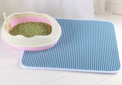 Cat Litter Honeycomb Pad Waterproof Urine-Proof Pet Mat Supplies