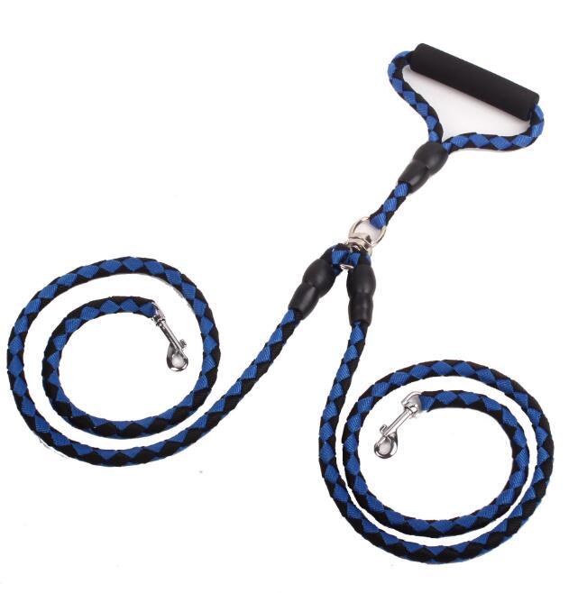 Double-Ended Traction Rope For Walking The Dog Hand-Double