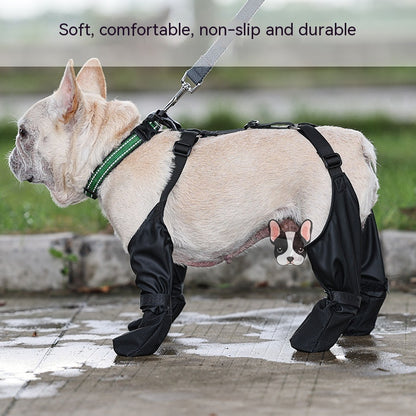 Waterproof Dog Shoes Adjustable Boots Pet Breathbale Shoes