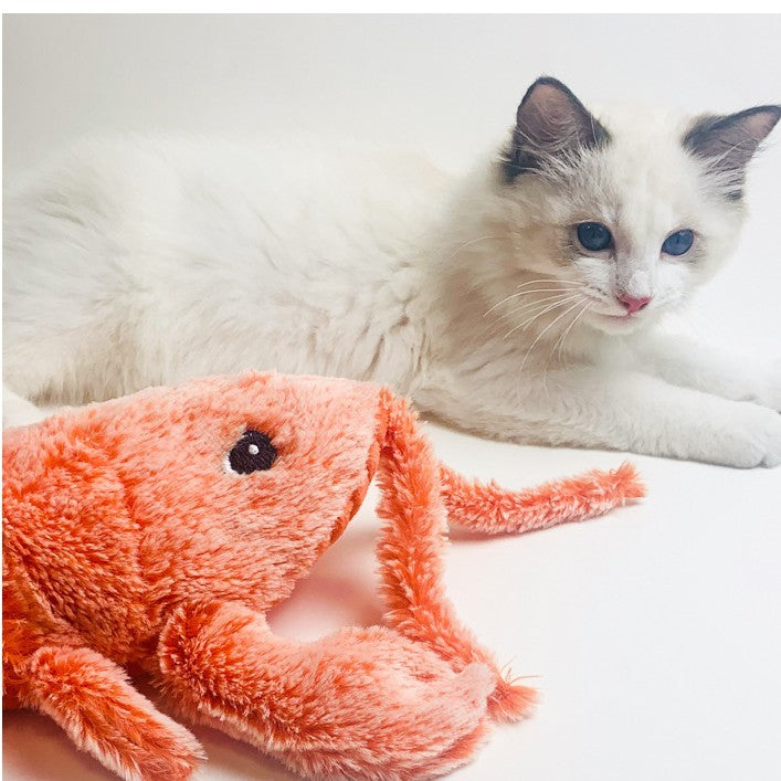 Pet Toys Electric Jumping Shrimp USB Charging Simulation