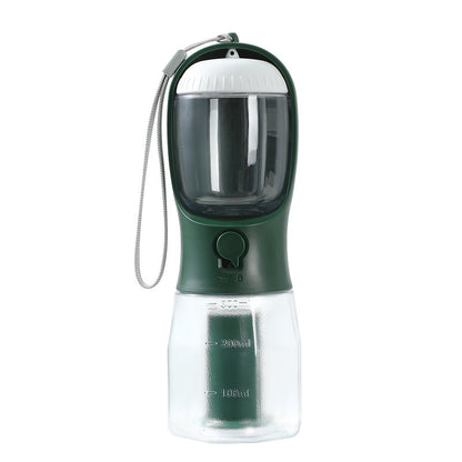 3-in-1 Dog Water Cup with Food Container and Portable Garbage Bag