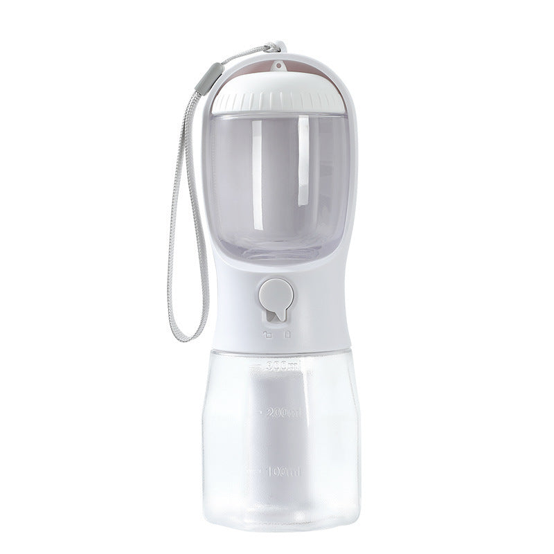 3-in-1 Dog Water Cup with Food Container and Portable Garbage Bag