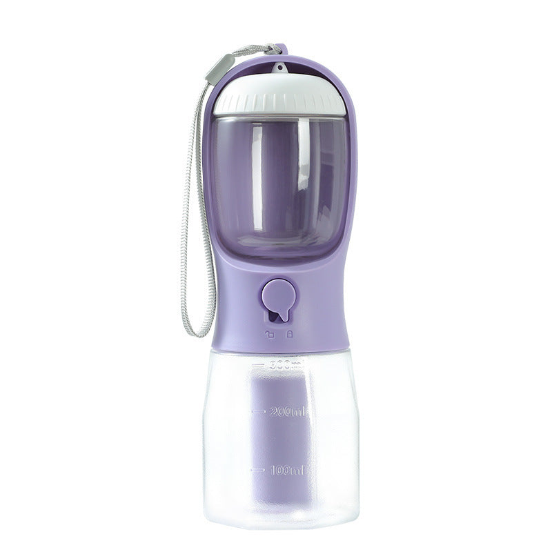 3-in-1 Dog Water Cup with Food Container and Portable Garbage Bag