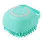 Silicone Dog Bath Massage Gloves Brush Pet Cat Bathroom